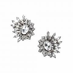  Butler Wilson Buttler Wilson Rhinestone Firework Earrings - 4463834