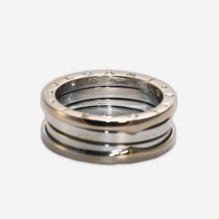  Bvlgari Bulgari 18K White Gold Bulgari B Zero1 Mens Ring 11 9g - 4525755