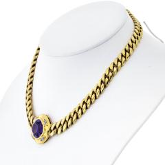  Bvlgari Bulgari BVLGARI 18K YELLOW GOLD CURB LINK CHAIN NECKLACE - 2199565