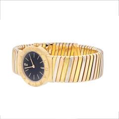  Bvlgari Bulgari BVLGARI 18K YELLOW GOLD TUBOGAS ROUND DIAL WATCH - 2336115