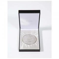  Bvlgari Bulgari BVLGARI Bulgari Sterling Silver Oversized Casino Paperweight Coin Vegas  - 3899559