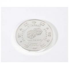  Bvlgari Bulgari BVLGARI Bulgari Sterling Silver Oversized Casino Paperweight Coin Vegas  - 3899561