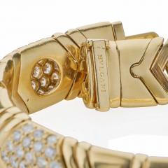  Bvlgari Bulgari Bulgari 18K Gold and Diamond Parentesi Bracelet - 4168001
