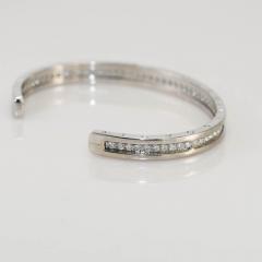  Bvlgari Bulgari Bulgari B Zero 18k White Gold Diamond Bangle Bracelet 1 51TDW - 4525718