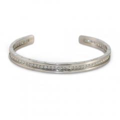  Bvlgari Bulgari Bulgari B Zero 18k White Gold Diamond Bangle Bracelet 1 51TDW - 4527275