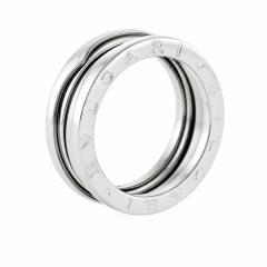  Bvlgari Bulgari Bulgari B Zero Ring 18kt White Gold 7mm - 4708048