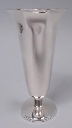  Bvlgari Bulgari Bulgari Modern Classical Sterling Silver Vase - 3773744