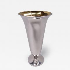  Bvlgari Bulgari Bulgari Modern Classical Sterling Silver Vase - 3817724