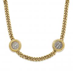  Bvlgari Bulgari Bulgari Monete Ancient Coin Necklace - 4738040