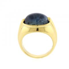  Bvlgari Bulgari Bulgari Sapphire Cabochon Ring 18kt - 4698822