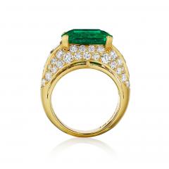  Bvlgari Bulgari Bulgari Trombino Colombian Emerald Ring - 4531925