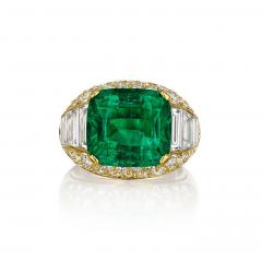  Bvlgari Bulgari Bulgari Trombino Colombian Emerald Ring - 4532065