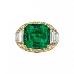  Bvlgari Bulgari Bulgari Trombino Colombian Emerald Ring - 4532066