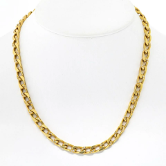  Bvlgari Bulgari Bvlgari 18K Yellow Gold 1960s Diamond Link 18 inches Necklace - 3747382