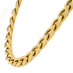  Bvlgari Bulgari Bvlgari 18K Yellow Gold 1960s Diamond Link 18 inches Necklace - 3747389