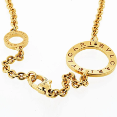  Bvlgari Bulgari Bvlgari 18K Yellow Gold 37 Inches Chain Necklace - 4148025