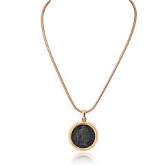  Bvlgari Bulgari Bvlgari 18K Yellow Gold Monete Carthago Severus AD 305 306 Necklace - 4509510
