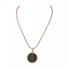  Bvlgari Bulgari Bvlgari 18K Yellow Gold Monete Carthago Severus AD 305 306 Necklace - 4509516