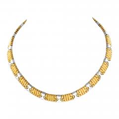  Bvlgari Bulgari Bvlgari 18K Yellow Gold Silver Necklace - 3966252