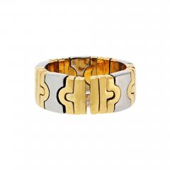  Bvlgari Bulgari Bvlgari 18K Yellow Gold Silver Parentesi Ring - 3985002