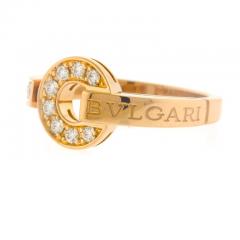  Bvlgari Bulgari Bvlgari Bvlgari Rose Gold Ring with Diamonds - 4707072