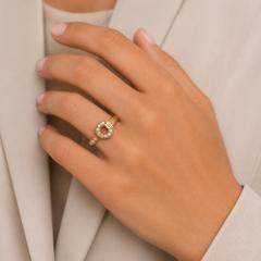  Bvlgari Bulgari Bvlgari Bvlgari Rose Gold Ring with Diamonds - 4707074