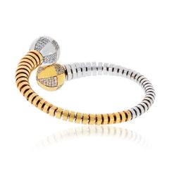  Bvlgari Bulgari Bvlgari Bypass Enigma Diamond Spinning Bracelet - 4446500