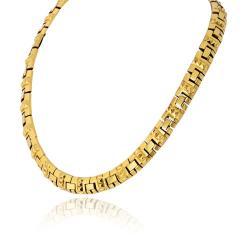  Bvlgari Bulgari Bvlgari Collar 18K Yellow Gold Structural Necklace - 4509413
