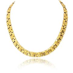  Bvlgari Bulgari Bvlgari Collar 18K Yellow Gold Structural Necklace - 4509509