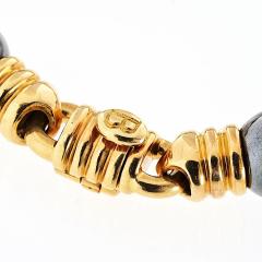  Bvlgari Bulgari Bvlgari Hematite 18K Yellow Gold Ganico Hematite 42cm Long Necklace - 4390930