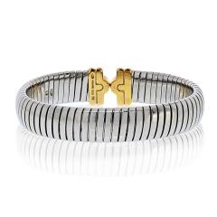  Bvlgari Bulgari Bvlgari Parentesi Diamond Cuff Bracelet - 4375593