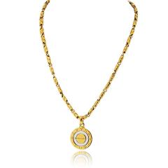  Bvlgari Bulgari Bvlgari Zodiac Kingdom Coin Style Horoscope Pendant - 4509512