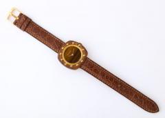  Bvlgari Bulgari Vintage Bulgari 18 Karat Gold and Wood Wristwatch circa 1970 - 1202176