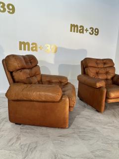  C B Italia Pair of 2 Afra Tobia Scarpa Coronado Chairs for C B Italia 1960s - 3456396
