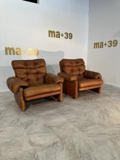  C B Italia Pair of 2 Afra Tobia Scarpa Coronado Chairs for C B Italia 1960s - 3456401