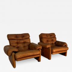  C B Italia Pair of 2 Afra Tobia Scarpa Coronado Chairs for C B Italia 1960s - 3457939
