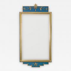  C J Eriksson Co Swedish Art Deco Mirror in Blue and Gold by C J Eriksson Co  - 600288