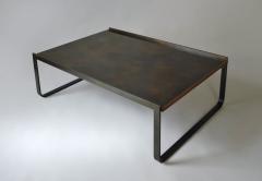  C J Peters Bronze and Wood Low Table - 2998564