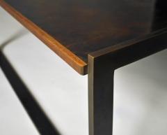  C J Peters Bronze and Wood Low Table - 2998566