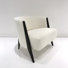  CF Modern by Irwin Feld Pair of Bespoke Boucle Hudson Chairs - 2395502