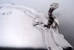  CJ Vander Ltd English Georgian Sterling Silver Shell Scroll Salver 1934 - 4543040