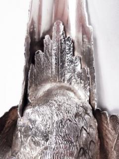  CJ Vander Ltd Pair of Traditional English Sterling Silver Pheasants 1966 - 3984087