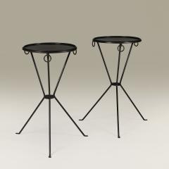  COMTE Wrought iron painted gueridans by Comte as an interpretation of JM Frank - 4507871