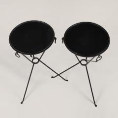  COMTE Wrought iron painted gueridans by Comte as an interpretation of JM Frank - 4507875