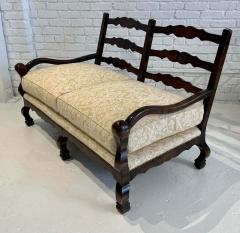  Cal Mode Cal Mode Rustic Dark Oak French Country Down Filled Settee Sofa - 3244927