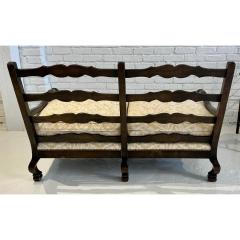  Cal Mode Cal Mode Rustic Dark Oak French Country Down Filled Settee Sofa - 3338921