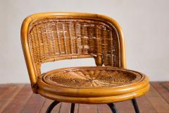  Calif Asia Wicker Swivel Stool Chairs by Calif Asia - 4215932