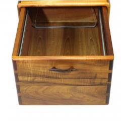  California Studio Pair of California Studio Craft Koa Filing Cabinets - 3039117
