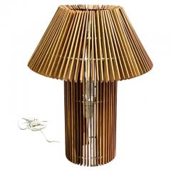  Campana Brothers Rare Wood Lamp Art Object Table Lamp by the Campana Brothers - 4116812