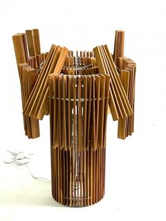 Campana Brothers Rare Wood Lamp Art Object Table Lamp by the Campana Brothers - 4116813